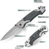 Mini Folding Pocket Knife, Emergency Rescue Knife, Sharp Camping Survival Hiking Knife