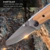 Tactical Knife, Convenient For Daily Carrying, Hunting, Camping, Survival, Men's Gift, Self-Defense Folding Knife