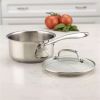 1qt Stainless Steel Saucepan with Cover