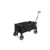 Folding Multipurpose Camp Wagon Cart;  Black