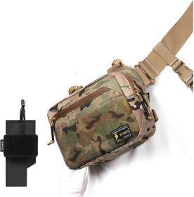 Tactical Fanny Pack EDC Waist Bag For Outdoor Shooting Fishing (Option: CP)