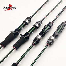 KUYING Teton 1.75m 5'10" 1.8m 6'0" Carbon Spinning Casting Stream Fast Speed Action Soft Lure Fishing Rod Pole Stick Cane (length: TTS602LS)