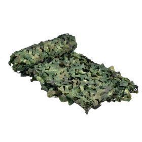 2x3M 2x5M 3x4M 3x5M Reinforced Camouflage Nets Woodland Army Training Camo Netting Car Covers Pool Beach Garden Sun Shelter (Color: 3X5m)